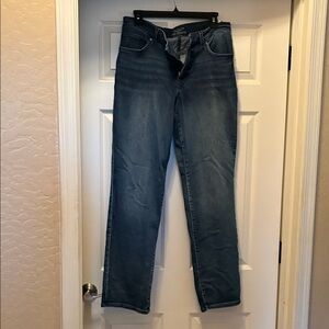 Maurices Women's Boot Cut Jeans - Dark Blue. Everflex High Rise Curvy Size 12